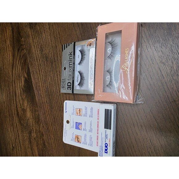 Lilly Lashes Faux Mink 3D Strip Lashes & Ardell Professional Fauxmink Lashes 859 - Picture 10 of 10
